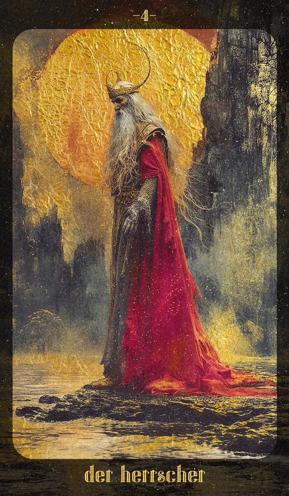 Weitere Ansicht: Bernsteinmond Tarot - 78 Tarotkarten und 80-seitiges Booklet | Hepie Bartkowski