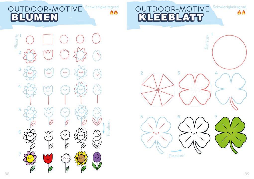 Weitere Ansicht: Die Kawaii-Zeichenschule - Niedlich zeichnen | Leon Römer