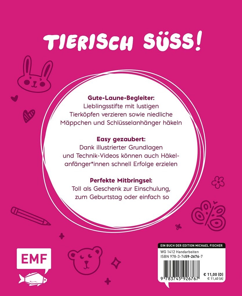 Weitere Ansicht: Amigurumi Pen Friends - Süße Tiere für Stifte, Federmäppchen und Co. häkeln | Elham Ghasemi