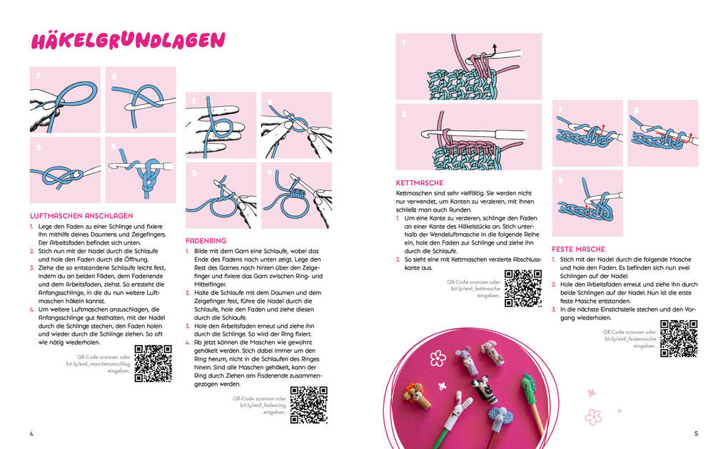 Weitere Ansicht: Amigurumi Pen Friends - Süße Tiere für Stifte, Federmäppchen und Co. häkeln | Elham Ghasemi