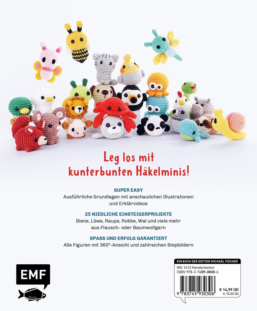 Weitere Ansicht: Die Mini-Amigurumi-Häkelschule | Mariska Vos-Bolman