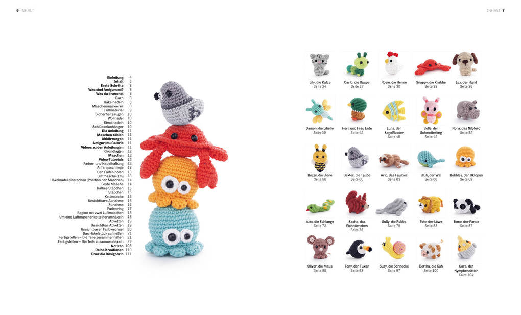 Weitere Ansicht: Die Mini-Amigurumi-Häkelschule | Mariska Vos-Bolman