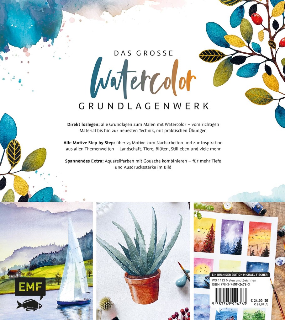Weitere Ansicht: Watercolor - Malen mit Aquarell | Monica Schick