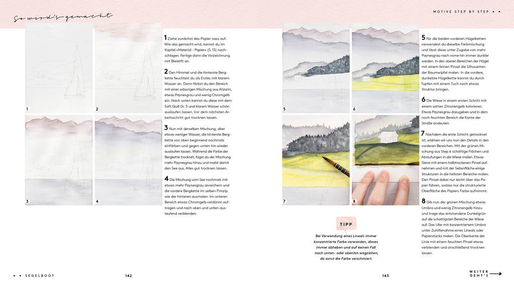 Weitere Ansicht: Watercolor - Malen mit Aquarell | Monica Schick