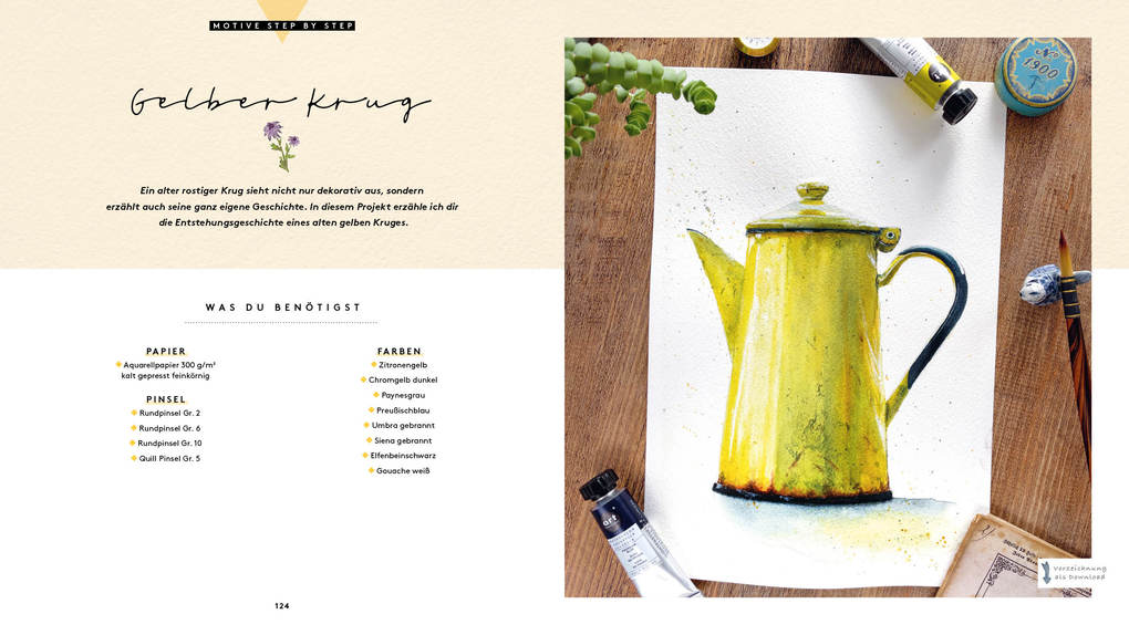 Weitere Ansicht: Watercolor - Malen mit Aquarell | Monica Schick