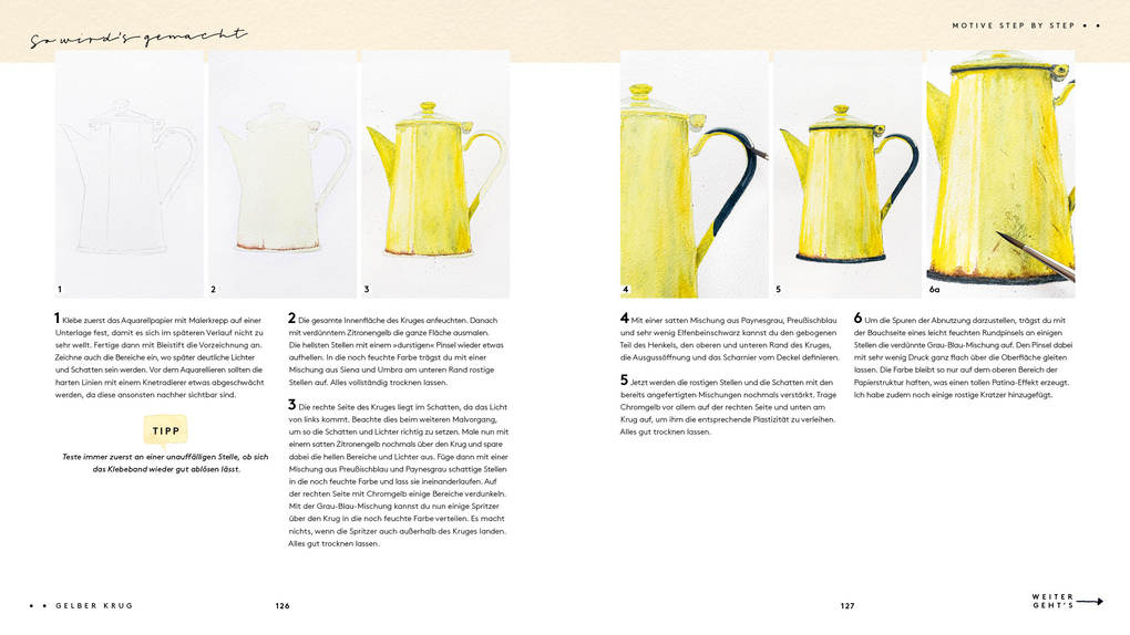 Weitere Ansicht: Watercolor - Malen mit Aquarell | Monica Schick