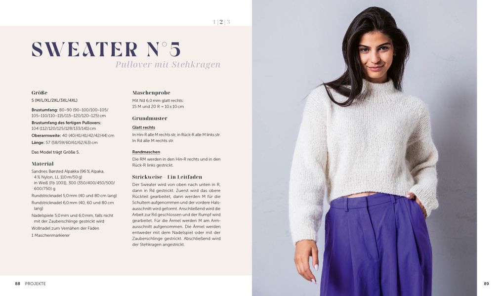 Weitere Ansicht: Cosy Sweater stricken | Nadine Hirschi