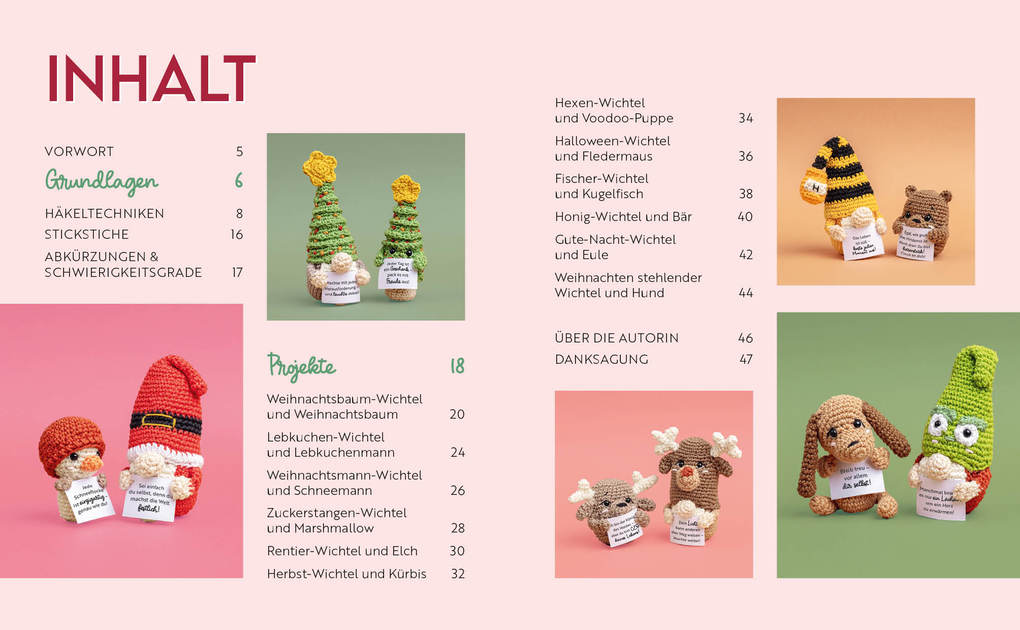Weitere Ansicht: Emotional Support Wichtel-Amigurumis - Kleine Mutmacher und ihre Freunde häkeln | Linda Urbanneck