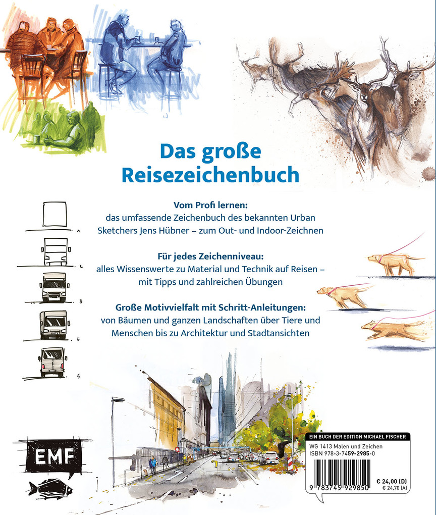 Weitere Ansicht: Zeichnen mit Jens Hübner - Entschleunigen durch Zeichnen | Jens Hübner