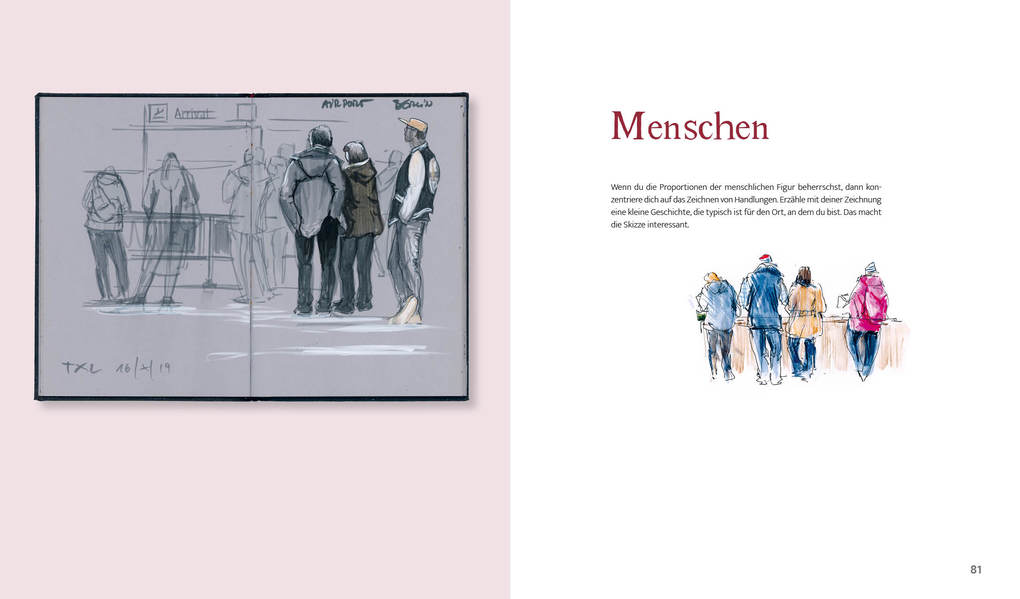 Weitere Ansicht: Zeichnen mit Jens Hübner - Entschleunigen durch Zeichnen | Jens Hübner