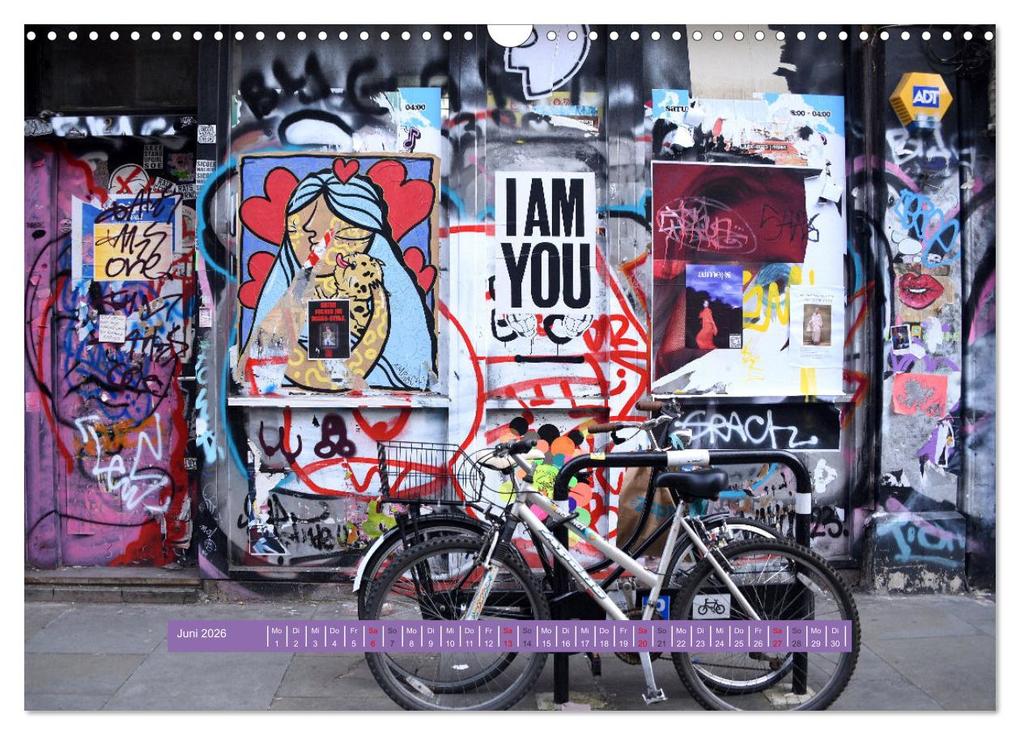 Weitere Ansicht: Streetart-Kunst, die die Straßen Londons atmen lässt (Wandkalender 2026 DIN A3 quer), CALVENDO Monatskalender | Pia Thauwald, Calvendo