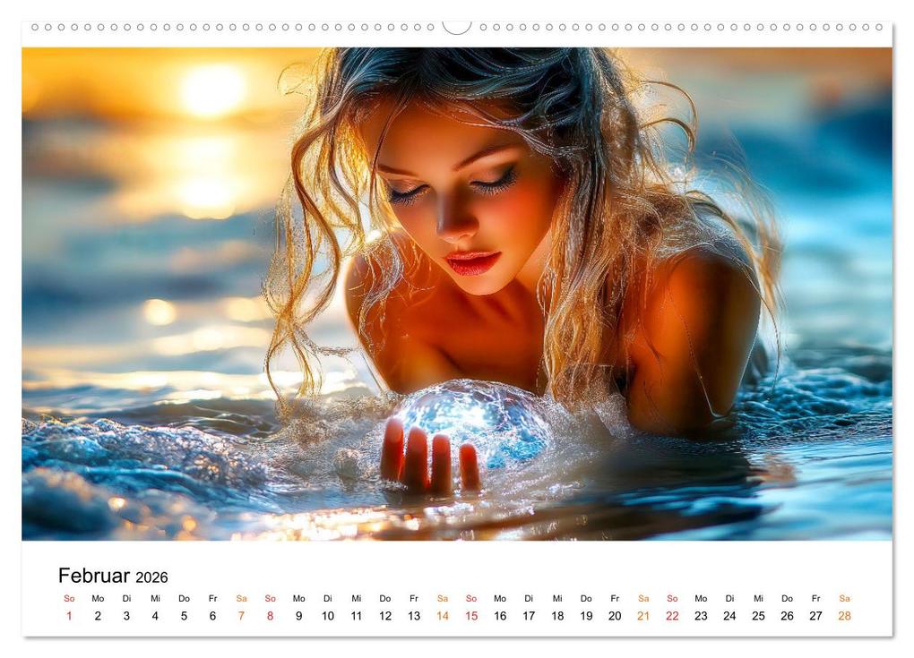 Weitere Ansicht: Geheimnisvolle Meerjungfrau (Wandkalender 2026 DIN A2 quer), CALVENDO Monatskalender | Peter Roder, Calvendo