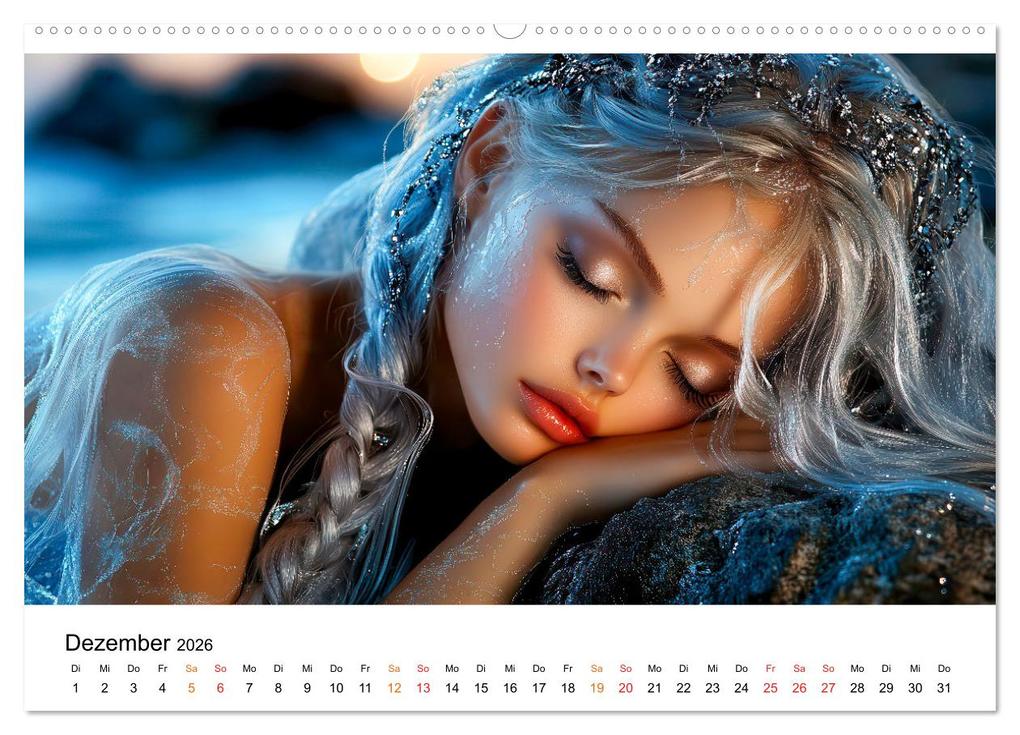 Weitere Ansicht: Geheimnisvolle Meerjungfrau (Wandkalender 2026 DIN A2 quer), CALVENDO Monatskalender | Peter Roder, Calvendo
