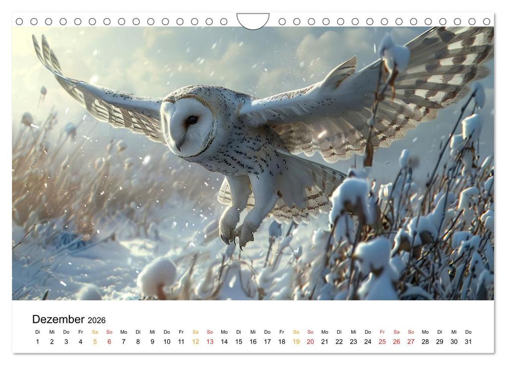 Weitere Ansicht: Im Reich der Eulen (Wandkalender 2026 DIN A4 quer), CALVENDO Monatskalender | Peter Roder, Calvendo