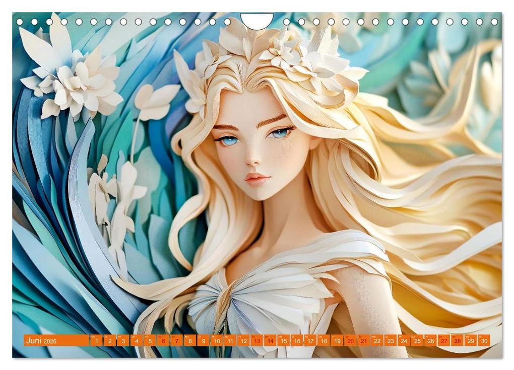 Weitere Ansicht: Magischer Papierzauber (Wandkalender 2026 DIN A4 quer), CALVENDO Monatskalender | Calvendo, Daniela Tapper