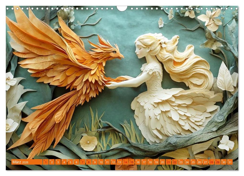 Weitere Ansicht: Magischer Papierzauber (Wandkalender 2026 DIN A3 quer), CALVENDO Monatskalender | Calvendo, Daniela Tapper