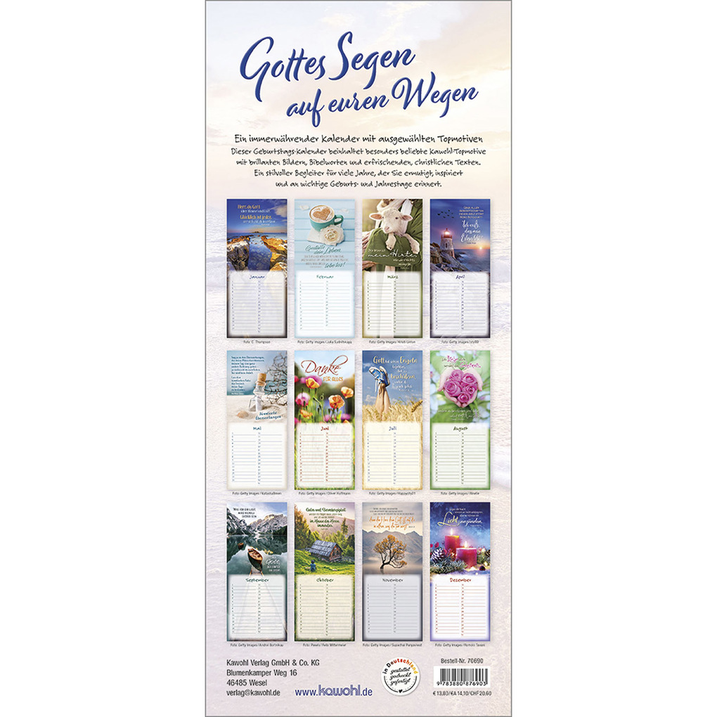 Weitere Ansicht: Gottes Segen auf euren Wegen