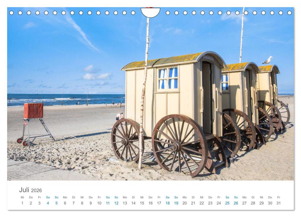 Weitere Ansicht: Norderney Sehnsuchtskalender (Wandkalender 2026 DIN A4 quer), CALVENDO Monatskalender | Dietmar Scherf, Calvendo