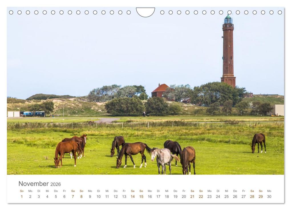 Weitere Ansicht: Norderney Sehnsuchtskalender (Wandkalender 2026 DIN A4 quer), CALVENDO Monatskalender | Dietmar Scherf, Calvendo