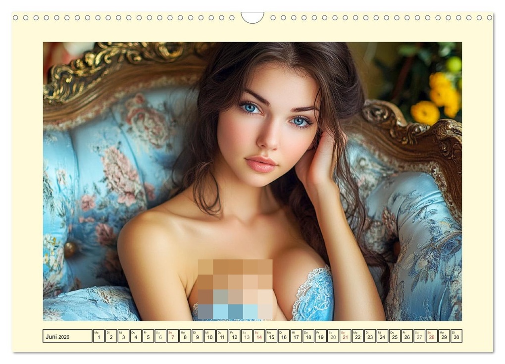 Weitere Ansicht: Sinnlich in Dessous. Die Kunst der verführerischen Eleganz (Wandkalender 2026 DIN A3 quer), CALVENDO Monatskalender | Rose Hurley, Calvendo