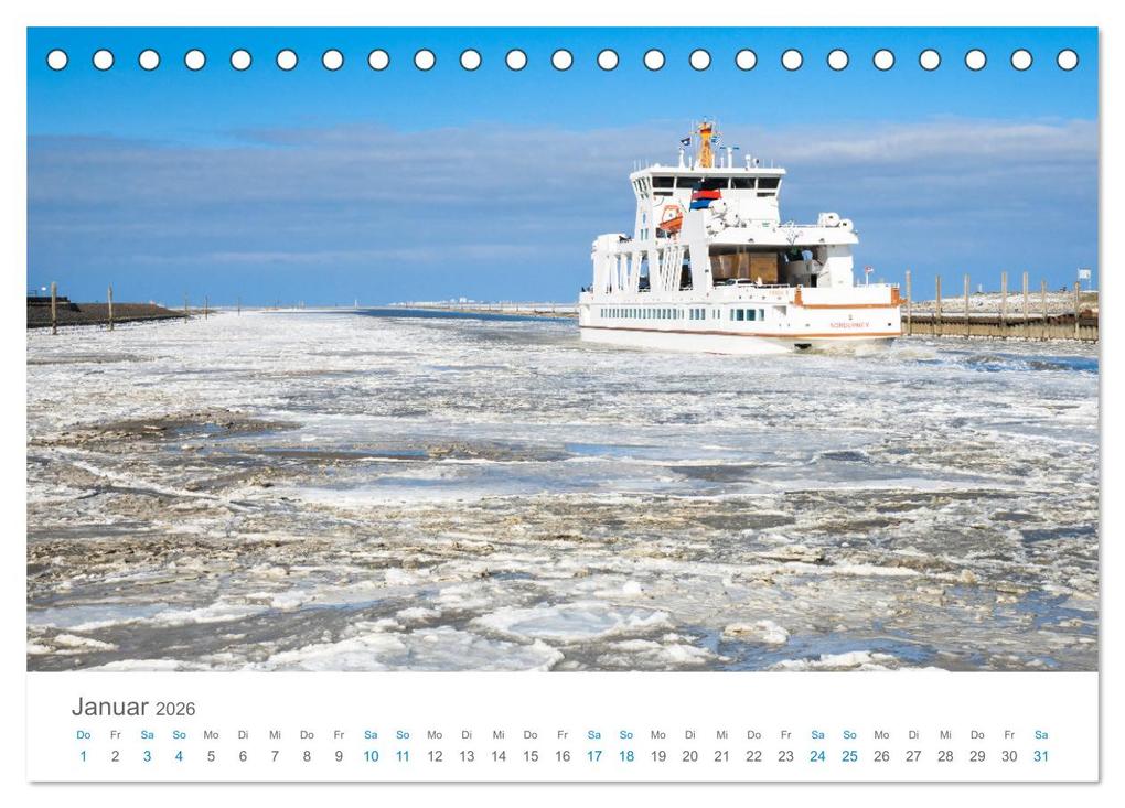 Weitere Ansicht: Norderney Sehnsuchtskalender (Tischkalender 2026 DIN A5 quer), CALVENDO Monatskalender | Dietmar Scherf, Calvendo