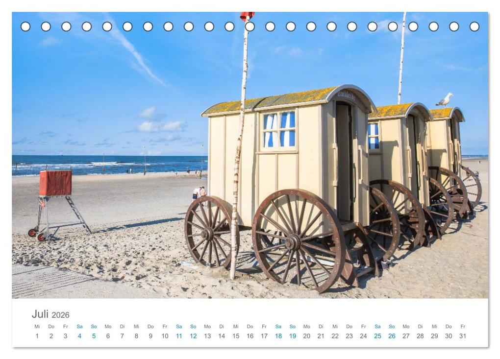 Weitere Ansicht: Norderney Sehnsuchtskalender (Tischkalender 2026 DIN A5 quer), CALVENDO Monatskalender | Dietmar Scherf, Calvendo