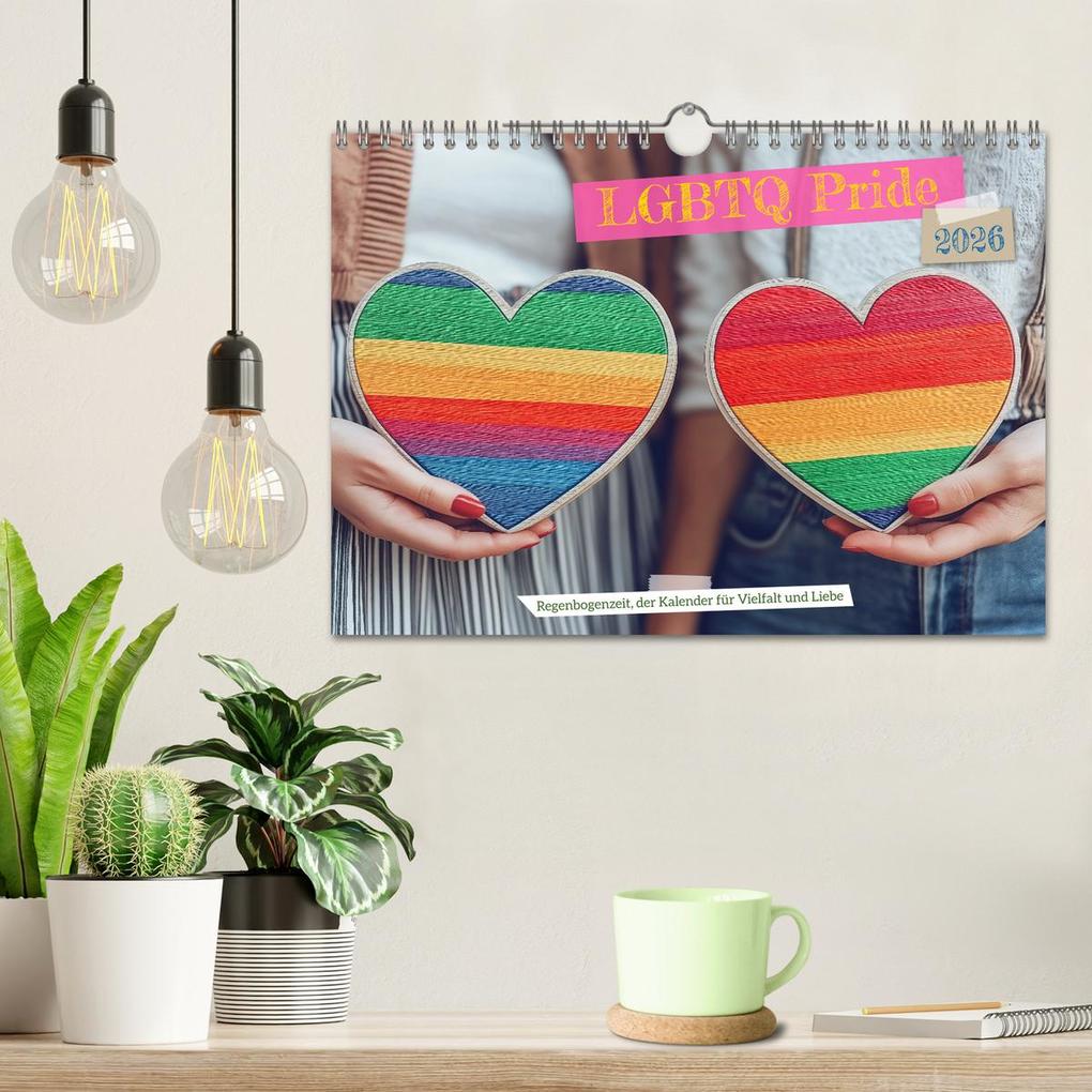 Weitere Ansicht: LGBTQ Pride - Regenbogenzeit, der Kalender für Vielfalt und Liebe (Wandkalender 2026 DIN A4 quer), CALVENDO Monatskalender | MB - Fotografie, Calvendo
