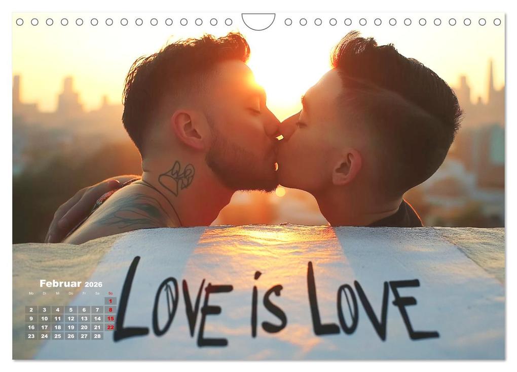 Weitere Ansicht: LGBTQ Pride - Regenbogenzeit, der Kalender für Vielfalt und Liebe (Wandkalender 2026 DIN A4 quer), CALVENDO Monatskalender | MB - Fotografie, Calvendo