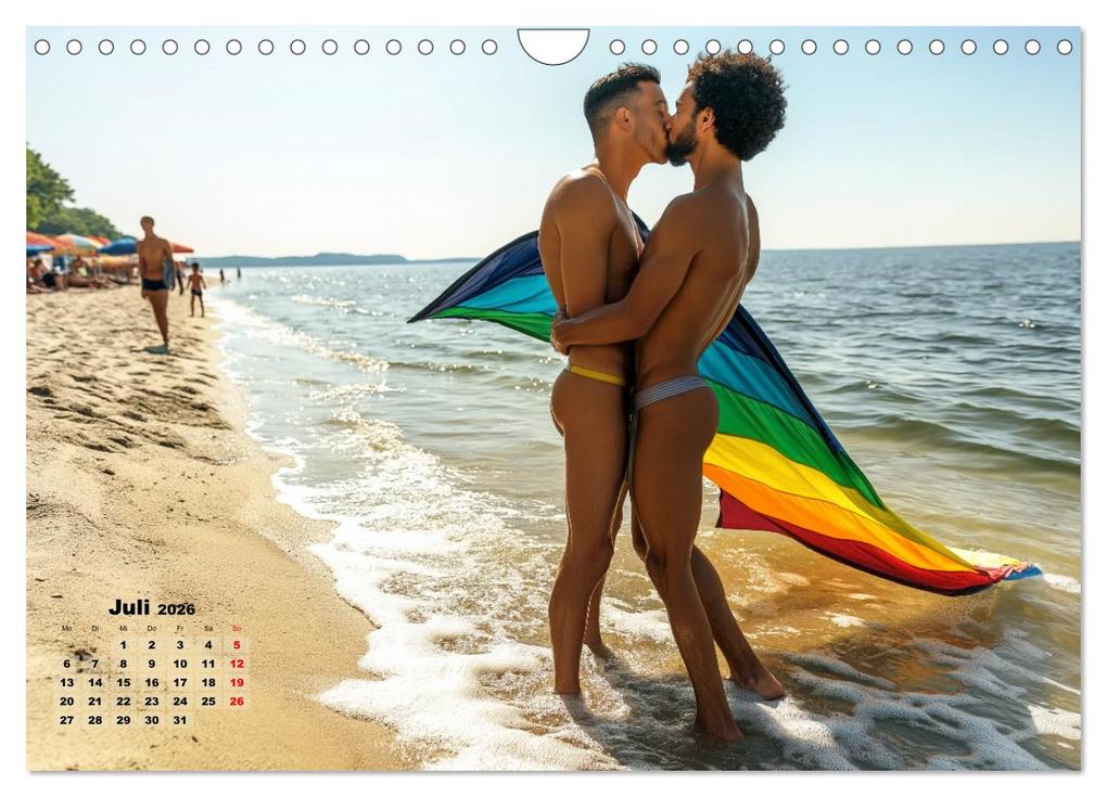 Weitere Ansicht: LGBTQ Pride - Regenbogenzeit, der Kalender für Vielfalt und Liebe (Wandkalender 2026 DIN A4 quer), CALVENDO Monatskalender | MB - Fotografie, Calvendo