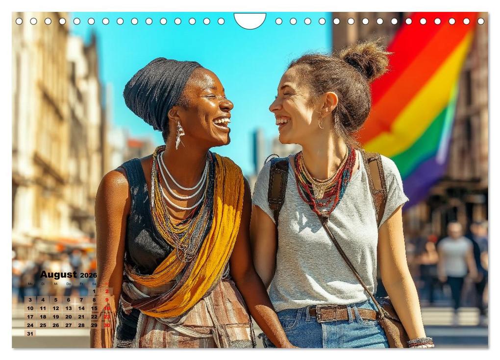 Weitere Ansicht: LGBTQ Pride - Regenbogenzeit, der Kalender für Vielfalt und Liebe (Wandkalender 2026 DIN A4 quer), CALVENDO Monatskalender | MB - Fotografie, Calvendo