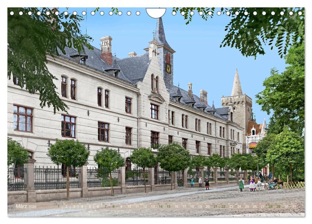 Weitere Ansicht: Historisches Aschersleben um 1900 - Kolorierte Schwarzweißfotos (Wandkalender 2026 DIN A4 quer), CALVENDO Monatskalender | André Tetsch, Calvendo