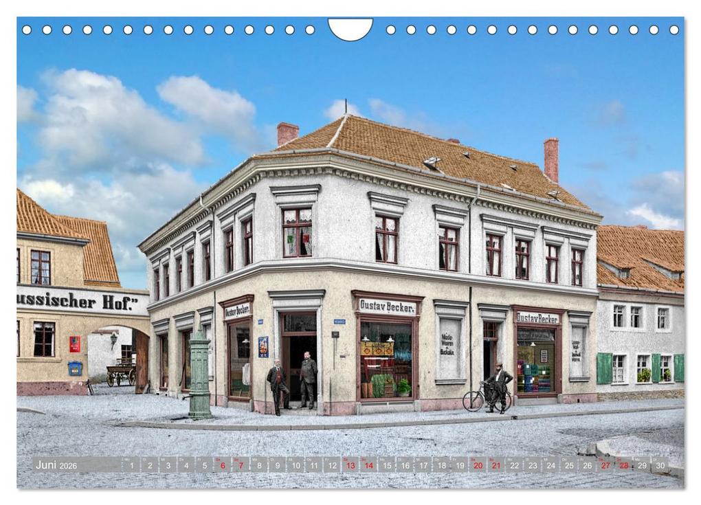 Weitere Ansicht: Historisches Aschersleben um 1900 - Kolorierte Schwarzweißfotos (Wandkalender 2026 DIN A4 quer), CALVENDO Monatskalender | André Tetsch, Calvendo