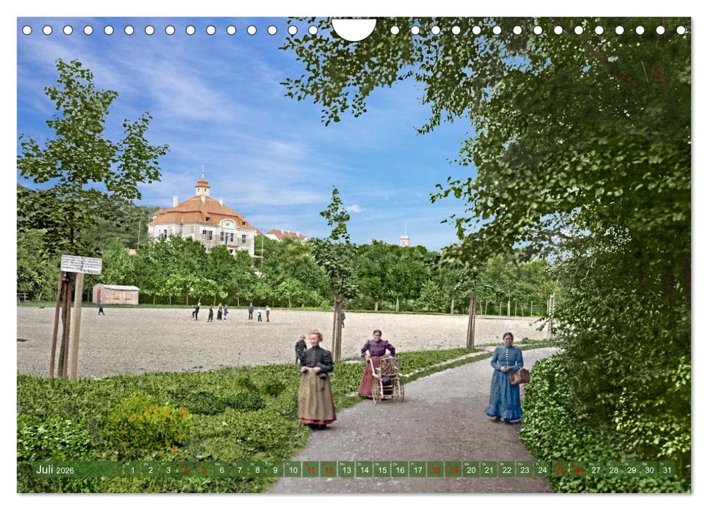 Weitere Ansicht: Historisches Aschersleben um 1900 - Kolorierte Schwarzweißfotos (Wandkalender 2026 DIN A4 quer), CALVENDO Monatskalender | André Tetsch, Calvendo