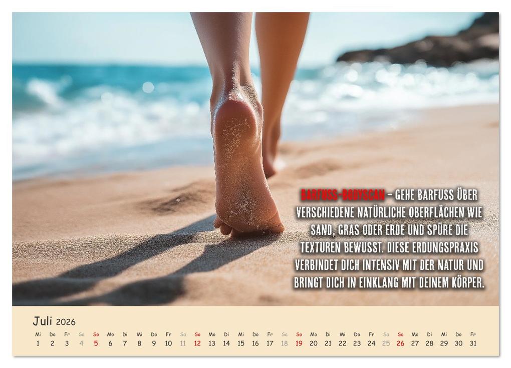 Weitere Ansicht: Dein Achtsamkeitskalender (Wandkalender 2026 DIN A4 quer), CALVENDO Monatskalender | MB Fotografie, Calvendo