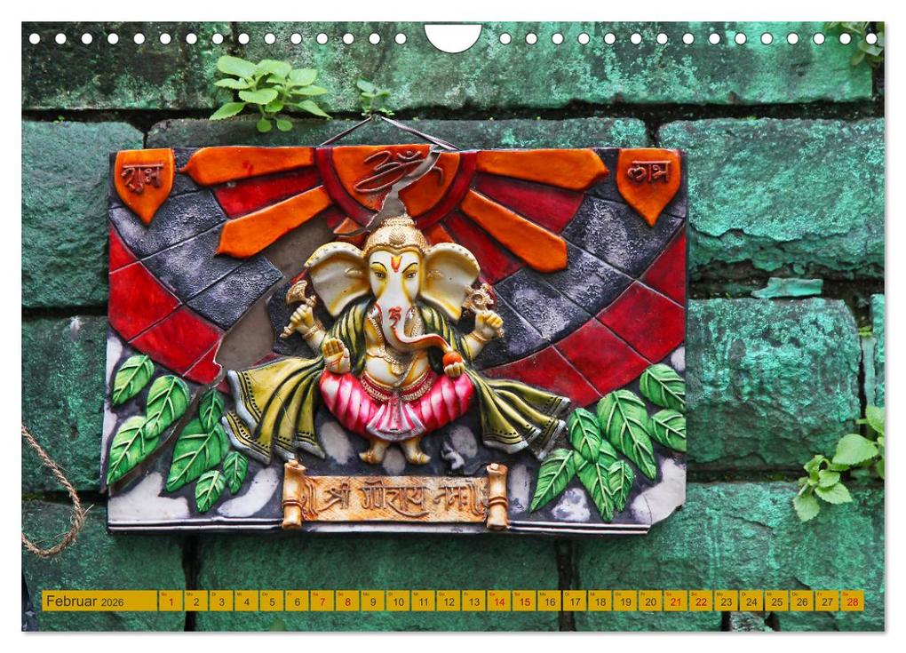 Weitere Ansicht: Indien - Hinduismus (Wandkalender 2026 DIN A4 quer), CALVENDO Monatskalender | Calvendo, Gabriele Gerner