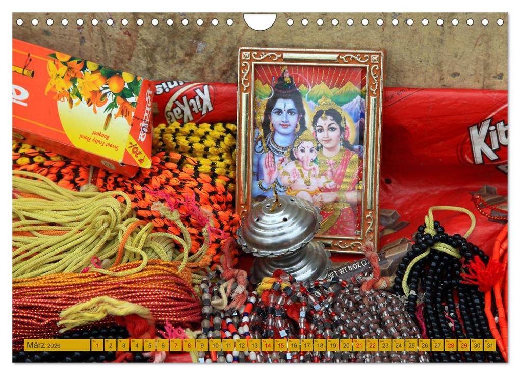 Weitere Ansicht: Indien - Hinduismus (Wandkalender 2026 DIN A4 quer), CALVENDO Monatskalender | Calvendo, Gabriele Gerner
