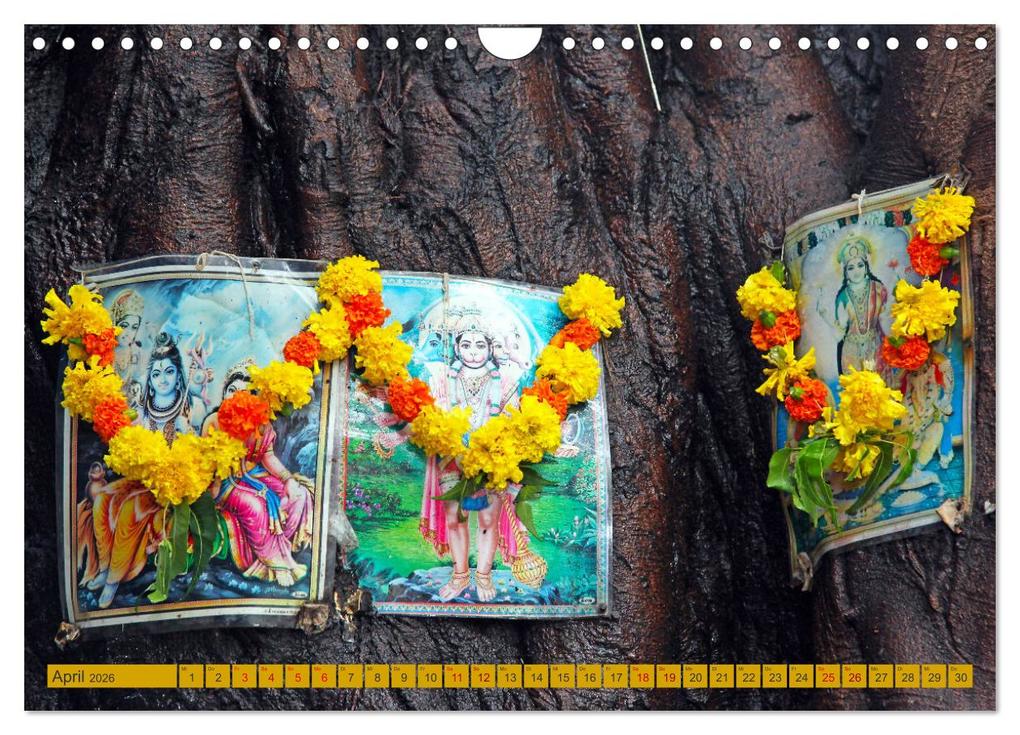 Weitere Ansicht: Indien - Hinduismus (Wandkalender 2026 DIN A4 quer), CALVENDO Monatskalender | Calvendo, Gabriele Gerner