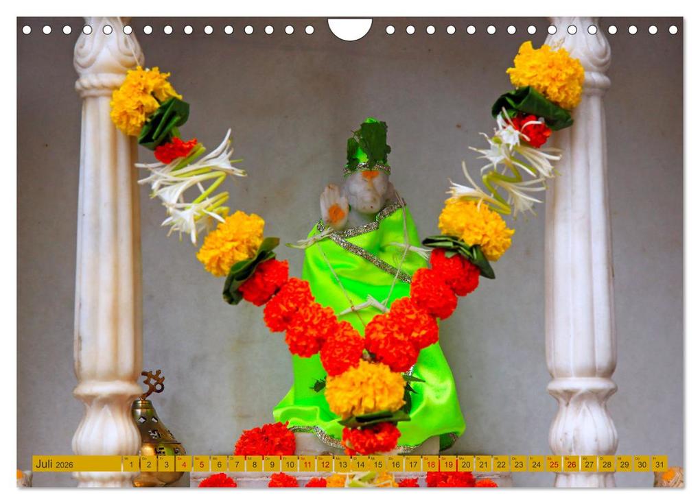 Weitere Ansicht: Indien - Hinduismus (Wandkalender 2026 DIN A4 quer), CALVENDO Monatskalender | Calvendo, Gabriele Gerner