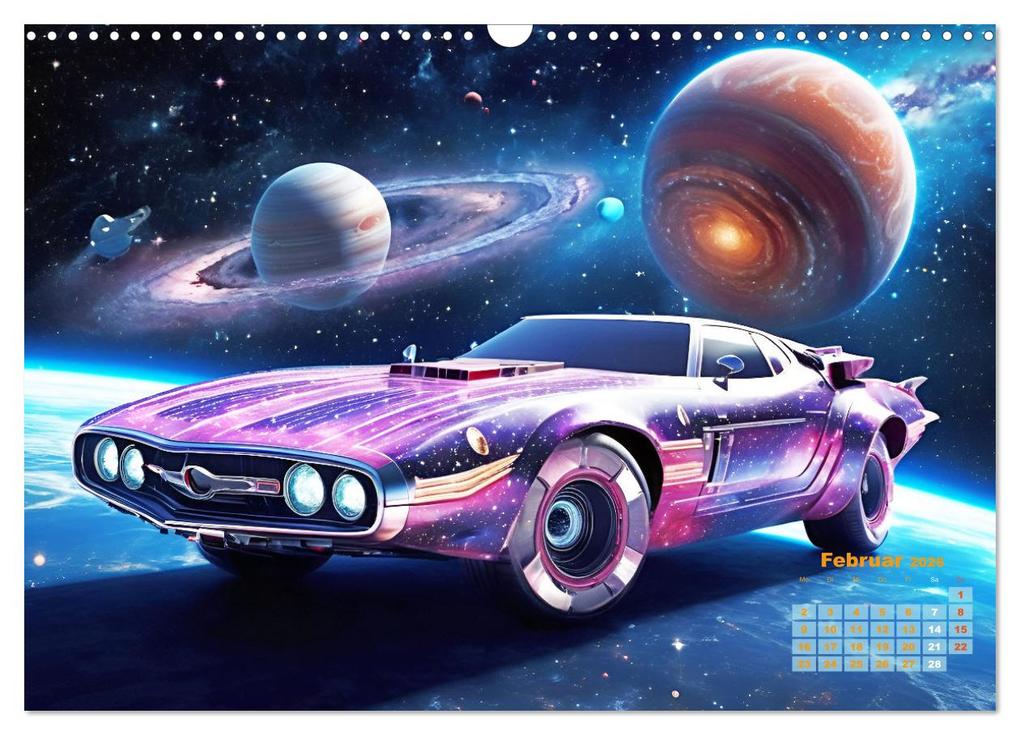 Weitere Ansicht: Im Weltall unterwegs - Verrückte Fahrzeuge im Universum (Wandkalender 2026 DIN A3 quer), CALVENDO Monatskalender | Martina Marten, Calvendo