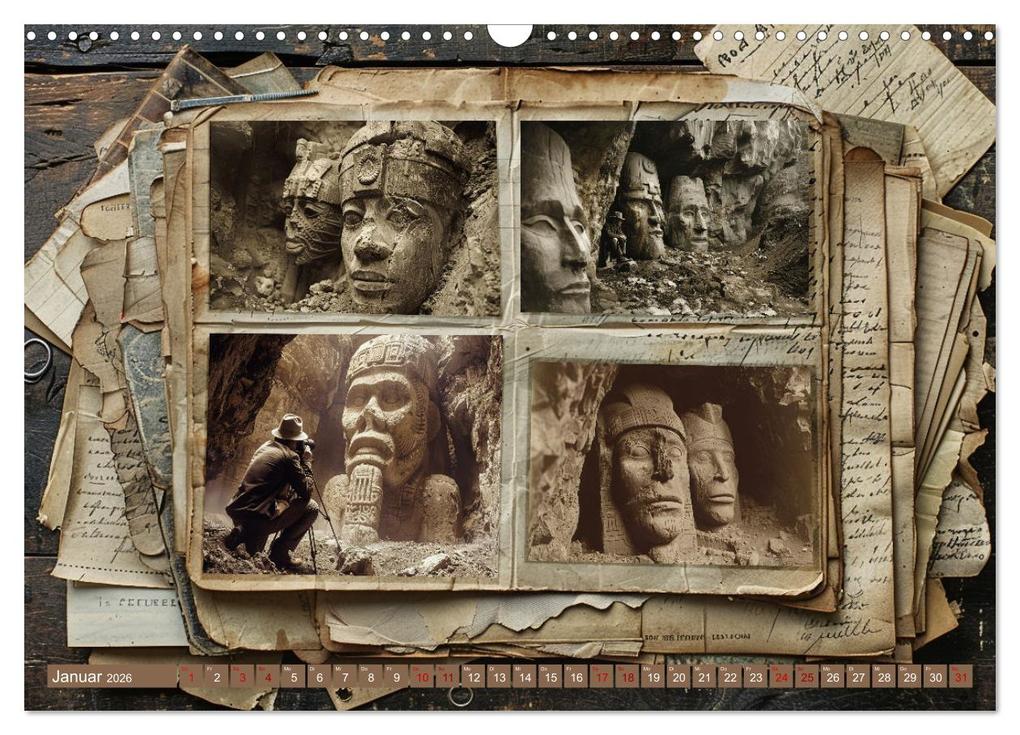 Weitere Ansicht: Verloren geglaubte Archäologie (Wandkalender 2026 DIN A3 quer), CALVENDO Monatskalender | Calvendo, Kerstin Waurick
