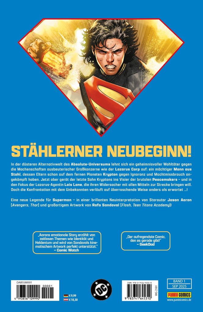 Weitere Ansicht: Absolute Superman | Jason Aaron, Rafa Sandoval