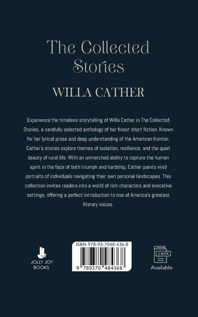 Weitere Ansicht: The Collected Stories of Willa Cather | Willa Cather