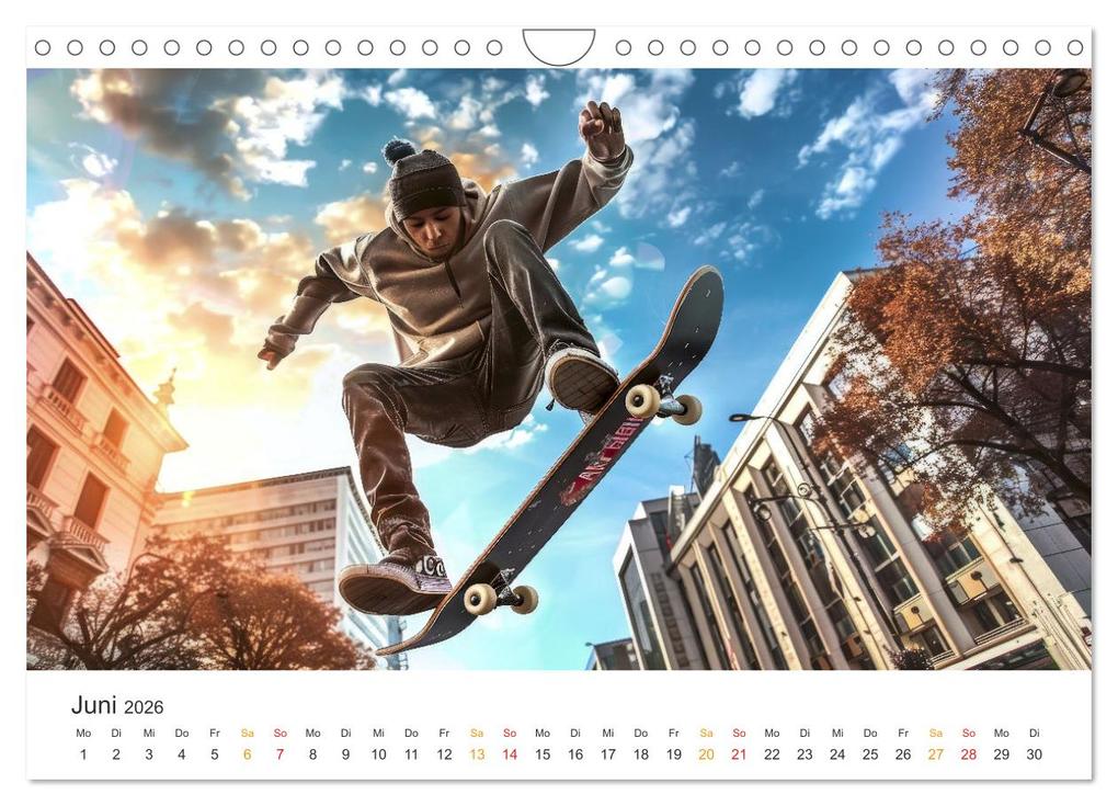 Weitere Ansicht: Skateboarding - tolle Momente (Wandkalender 2026 DIN A4 quer), CALVENDO Monatskalender | Calvendo, Peter Roder