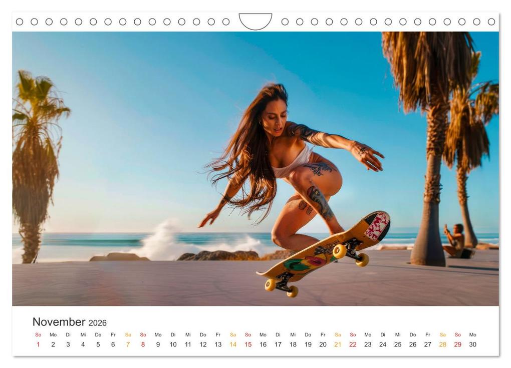 Weitere Ansicht: Skateboarding - tolle Momente (Wandkalender 2026 DIN A4 quer), CALVENDO Monatskalender | Calvendo, Peter Roder
