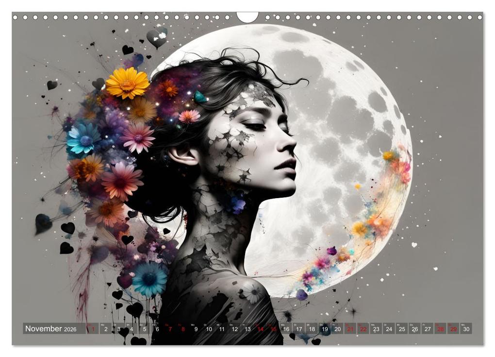 Weitere Ansicht: Geheimnisvolle Silhouetten (Wandkalender 2026 DIN A3 quer), CALVENDO Monatskalender | Calvendo, Dusanka Djeric