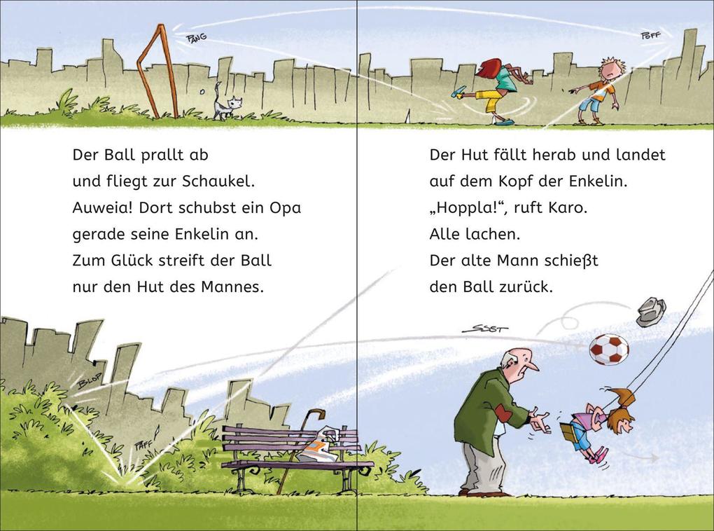 Weitere Ansicht: Leseprofis - Voll im Fußballfieber!, 1. Klasse (Doppelband) | Sabine Stehr