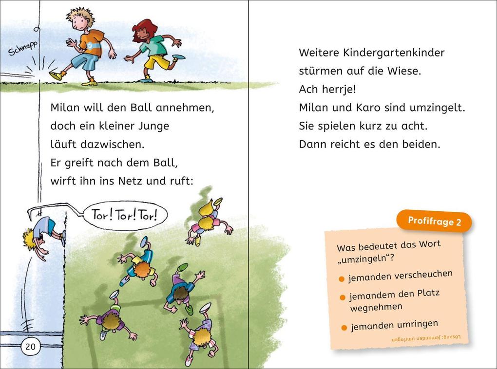 Weitere Ansicht: Leseprofis - Voll im Fußballfieber!, 1. Klasse (Doppelband) | Sabine Stehr