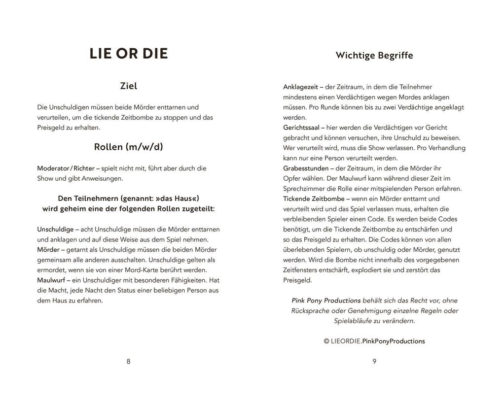 Weitere Ansicht: Lie or Die | A. J. Clack