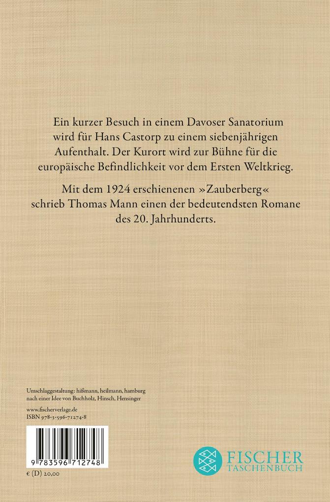 Weitere Ansicht: Der Zauberberg | Thomas Mann