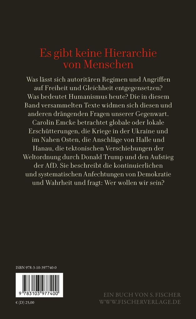 Weitere Ansicht: Respekt ist zumutbar | Carolin Emcke